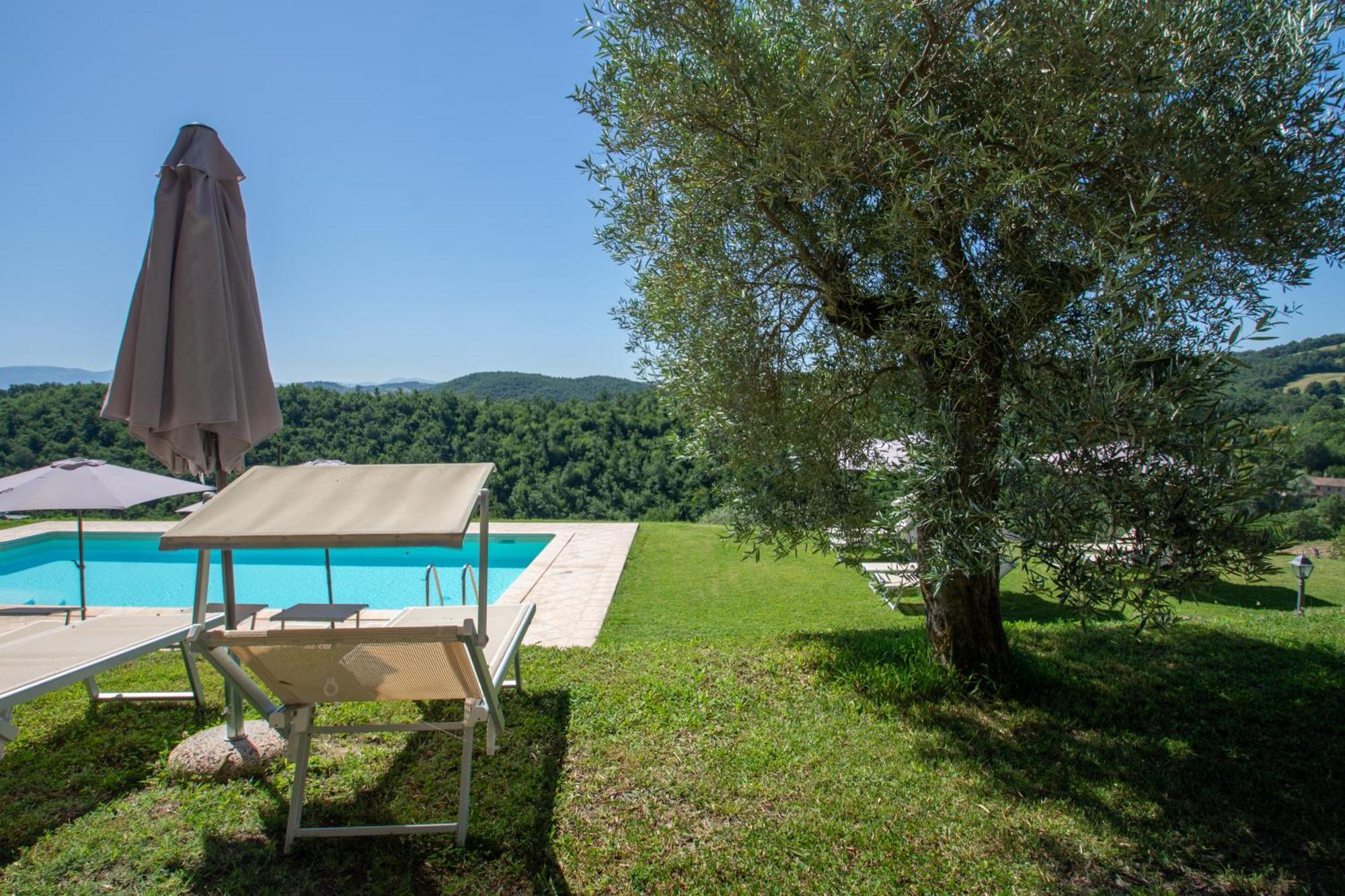 Antica Residenza Montereano Villa กุบบีโอ ภายนอก รูปภาพ