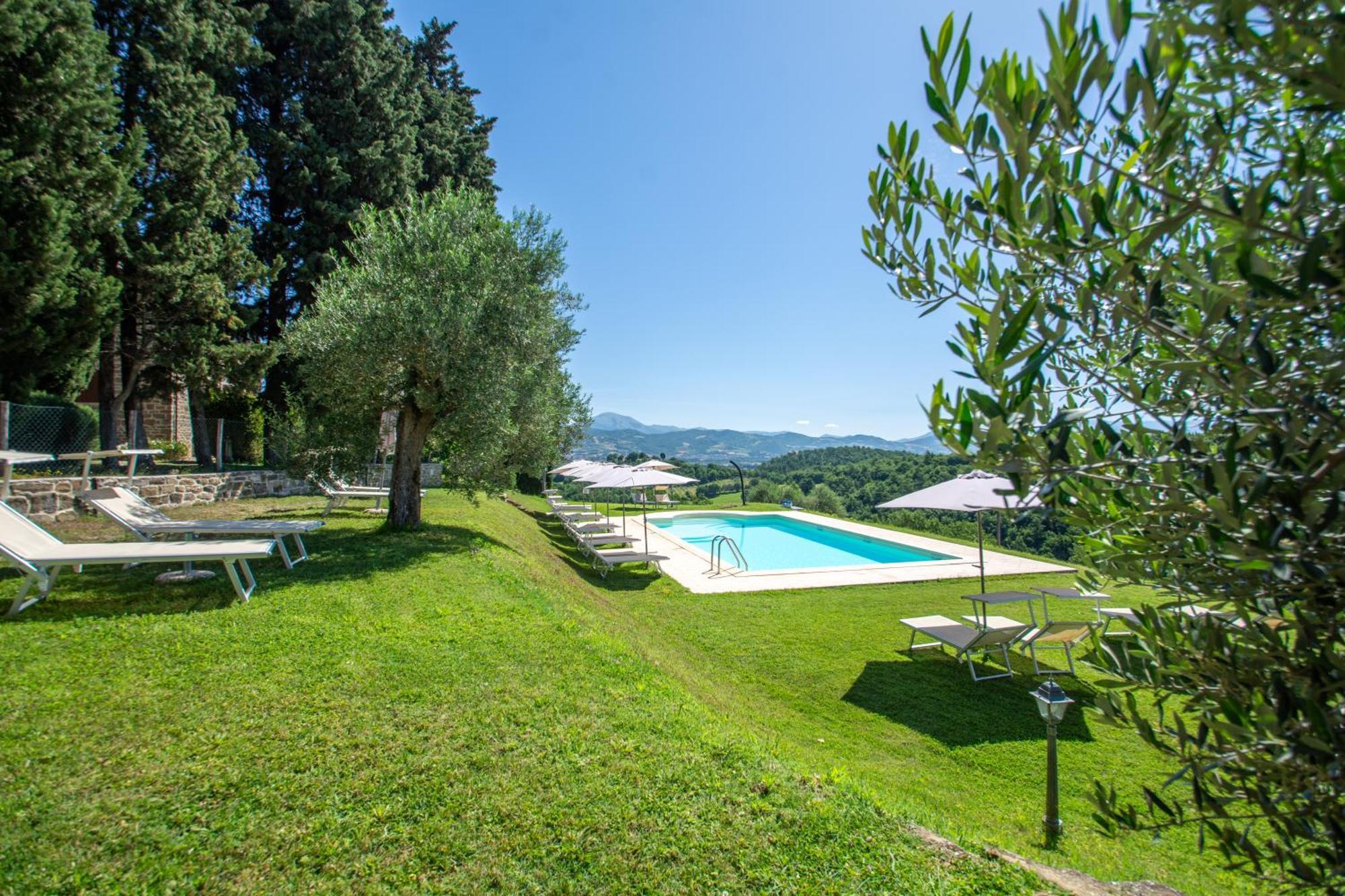Antica Residenza Montereano Villa กุบบีโอ ภายนอก รูปภาพ