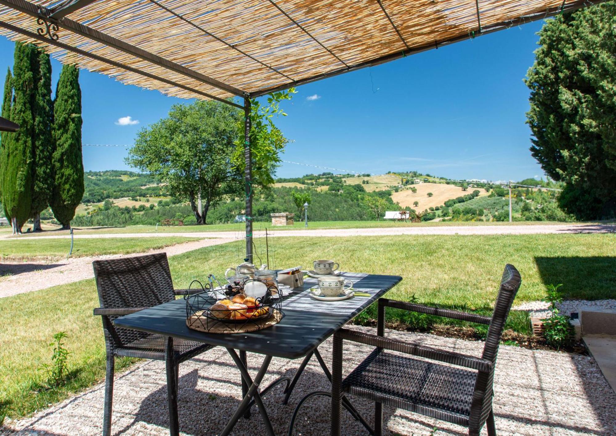 Antica Residenza Montereano Villa กุบบีโอ ภายนอก รูปภาพ